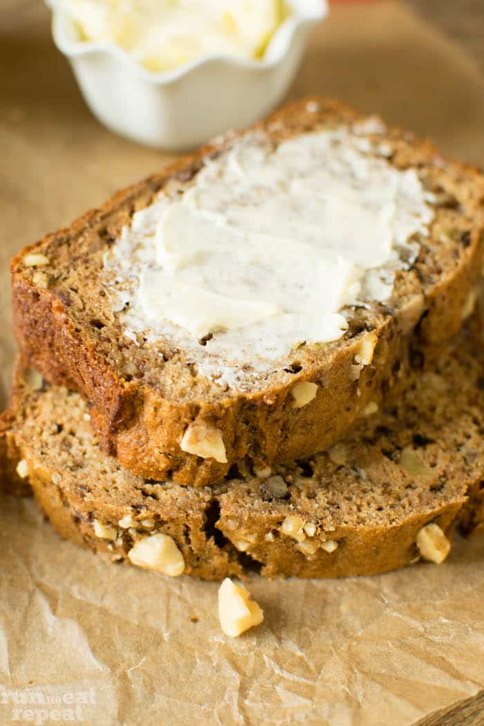 Whole Wheat Banana Bread. – Run Lift Eat Repeat