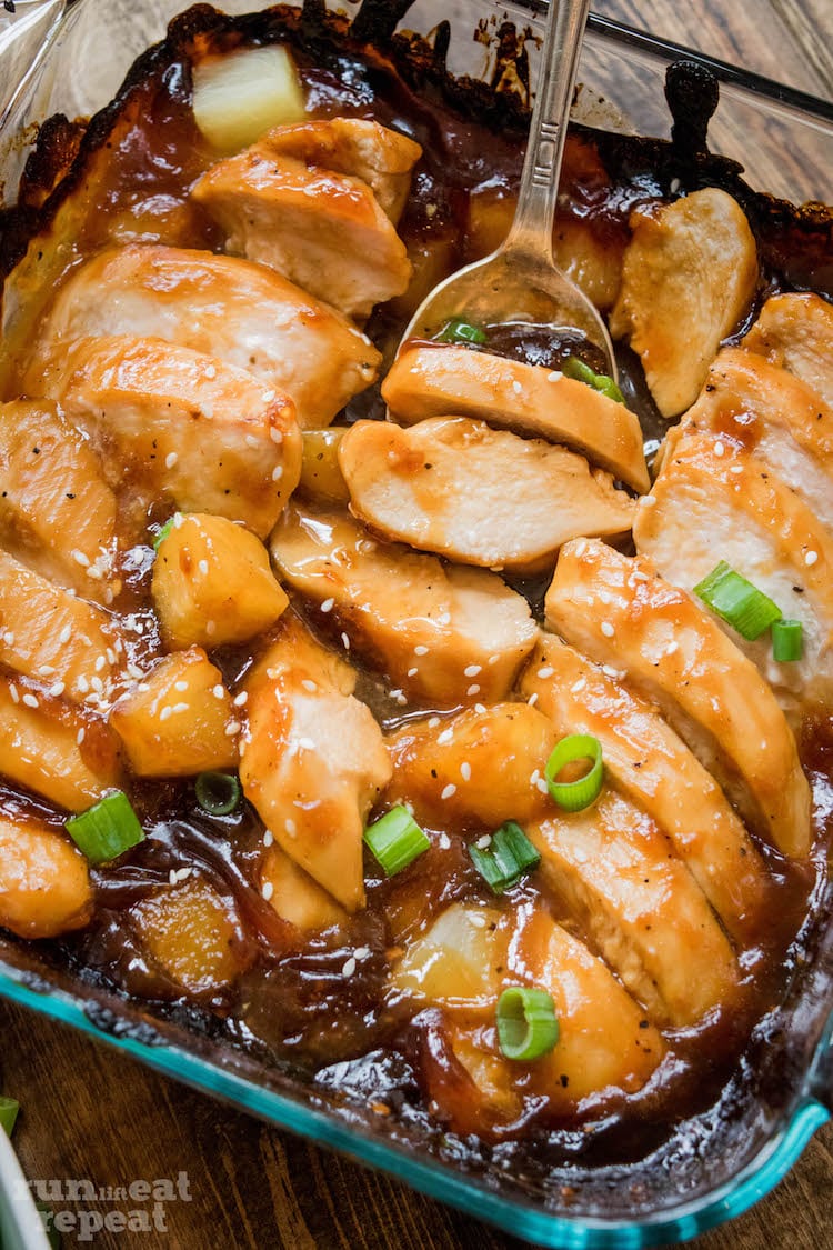 Easy Healthier Baked Pineapple Teriyaki Chicken. – Run Lift Eat Repeat