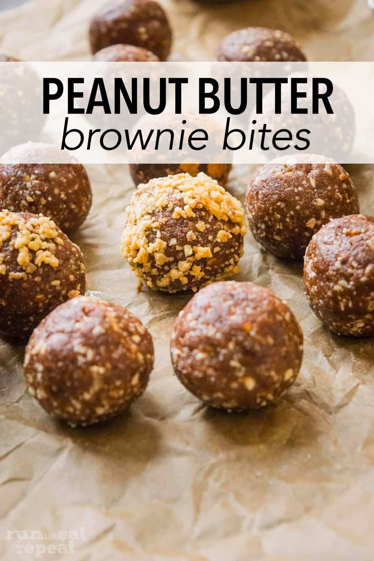 Healthy Peanut Butter Brownie Bites