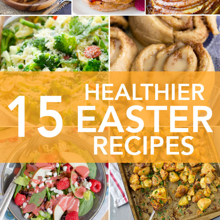Happy Sunday! Easter is exactly 1 week from today, and a quick round-up of healthier recipes seemed appropriate.