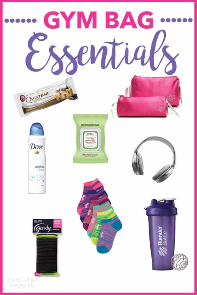 Gym Bag Essentials. - Run Lift Eat Repeat