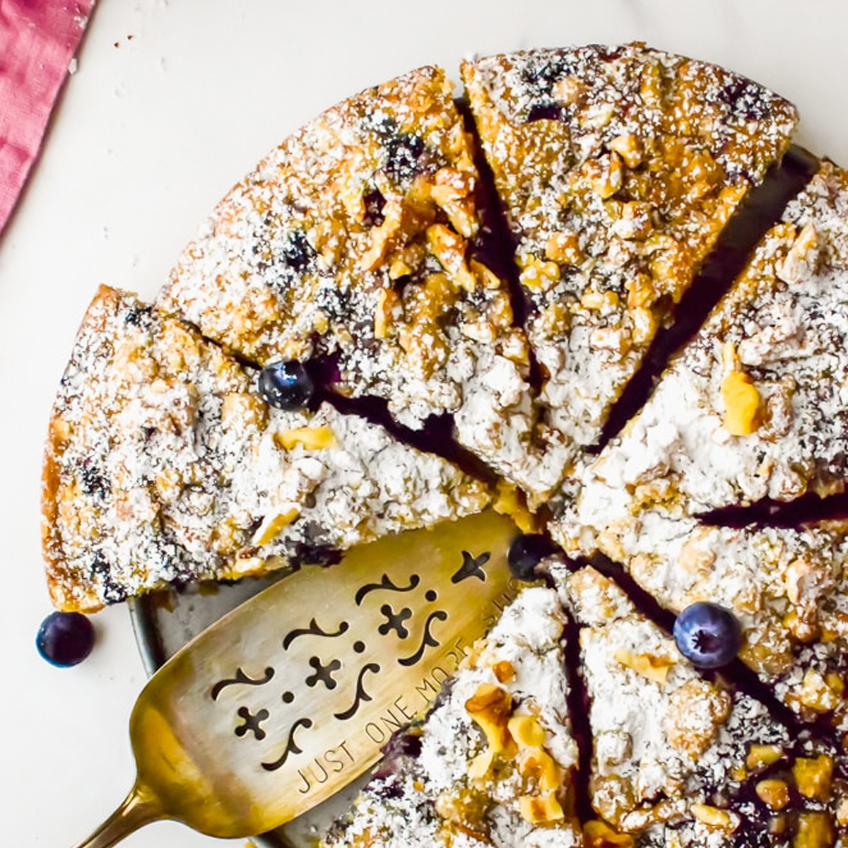 Healthy Lemon Blueberry Coffee Cake - Erin Lives Whole
