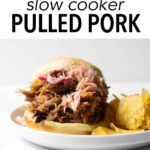 If you're craving big flavor, make this slow cooker pulled pork for dinner this week. It's bursting with flavor from the cumin, garlic powder, paprika, onion powder, cayenne pepper, and the secret ingredient. It's the best pulled pork that you will ever make!