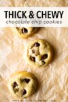 These cookies are big, thick, chewy, and slightly crisp around the edges — just how it should be. 