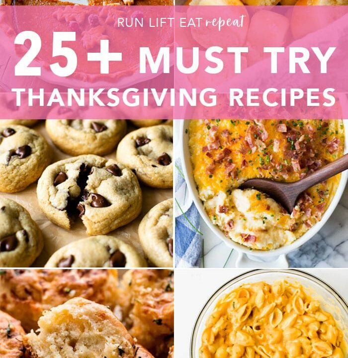 25 of the BEST Thanksgiving recipes including macaroni and cheese, mashed potatoes, buttery rolls, flaky biscuits, pumpkin pie, and so much more!
