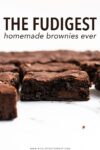 These are the fudgiest homemade brownies that you'll ever have and you'd never know that they were dairy free. The best part: no mixer required and made in just 1 bowl! #brownies #dairyfree #chocolate #homemade #recipe #coocnutoil #fudgy