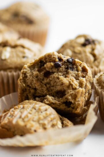 Peanut Butter Banana Muffins