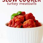 This slow cooker turkey meatball recipe is homemade, satisfying, and hardly any work. They're packed with flavor, incredibly tender, and keep perfectly for lunches during the week! #meatballs #crockpot #dinner #recipe
