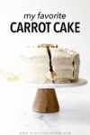 This carrot cake recipe is incredibly moist, bursting with spice flavor, and frosted with a smooth and creamy cream cheese frosting. It's a recipe that you'll be making over and over again.