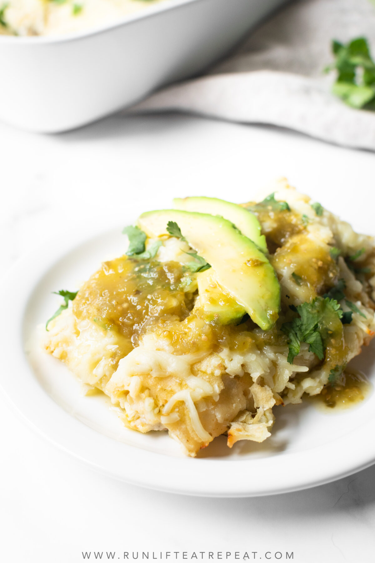 Easy Salsa Verde Chicken Enchiladas - Simple Everyday Recipes