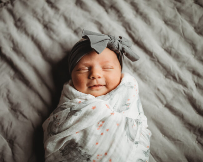 World, meet Elle James. 7lbs 9oz, 19.5 inches. After 40+ hours of a failed induction and a c-section later, she arrived at 10:52 in the morning on February 25th. She certainly made a grand entrance into the world and we couldn't be more thankful for her health. You are truly the sweetest gift.