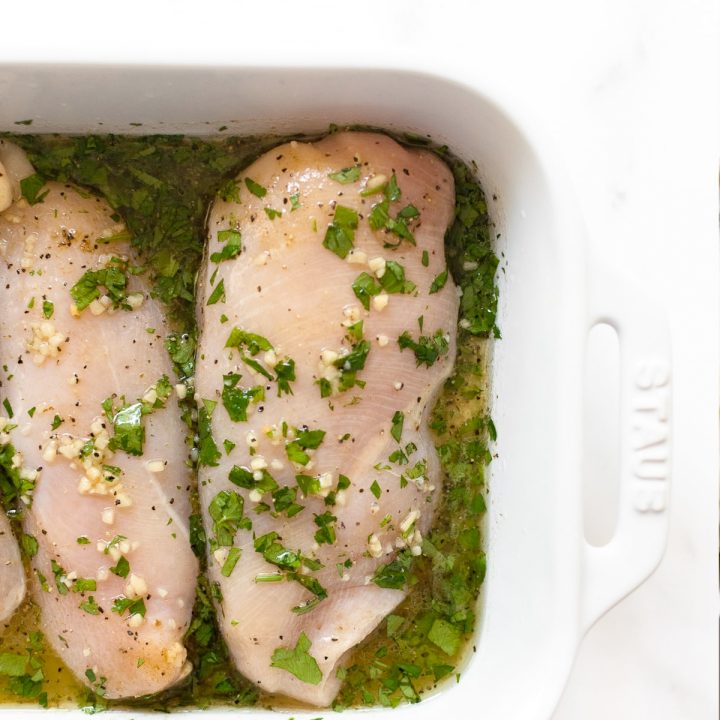 With only 7 ingredients, this cilantro lime chicken marinade has BIG flavor and is sure to be a crowd pleaser!
