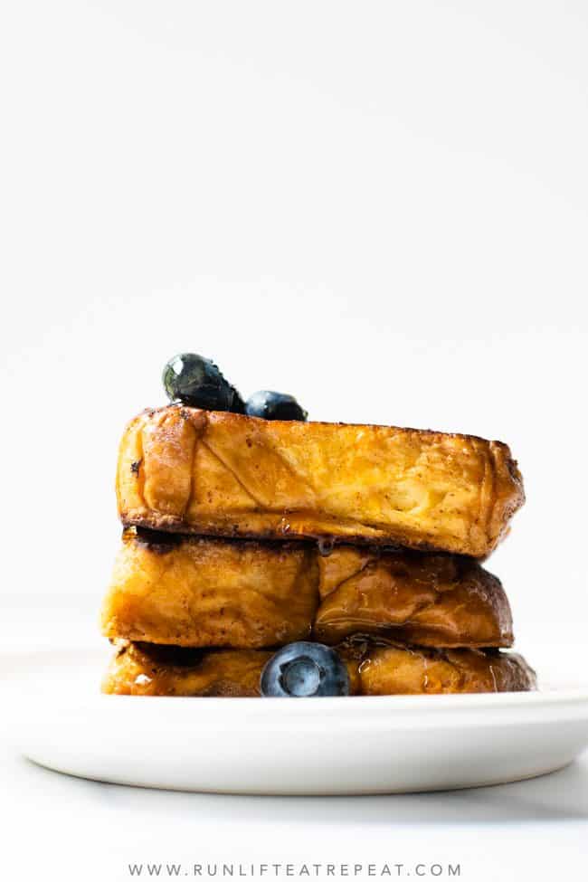 There's no better word than "unbelievable" to describe this unbelievable french toast–  you have to try it! It's the perfect breakfast for the weekend with the family!