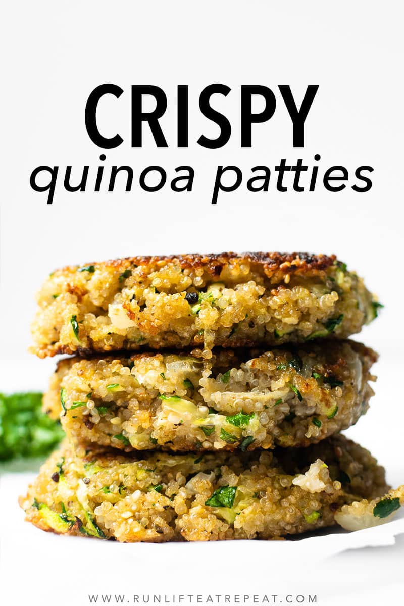 Crispy Quinoa Patties - Run Lift Eat Repeat