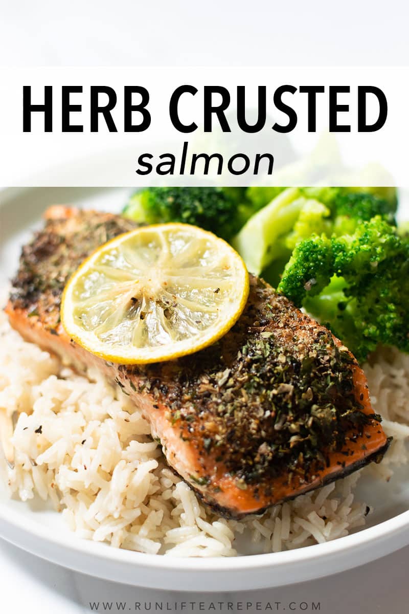 Easy Baked Herb Crusted Salmon