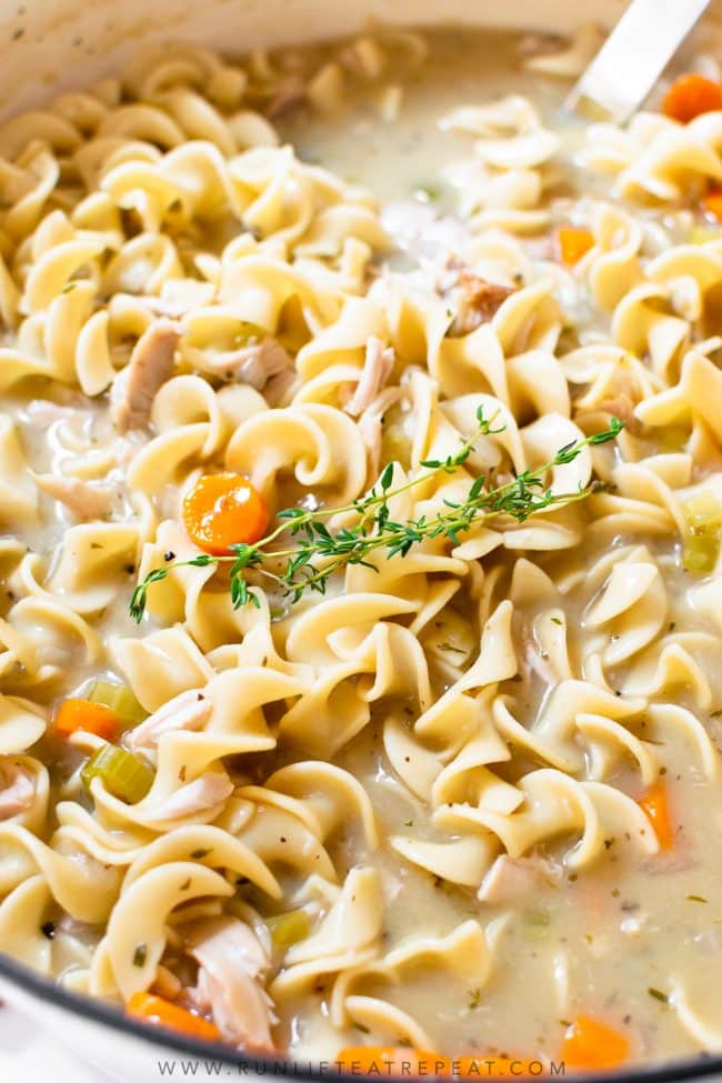 Creamy Chicken Noodle Soup