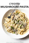 This creamy mushroom pasta recipe is an easy weeknight dinner recipe that's ready in just 30 minutes! The mushroom sauce is heavenly — it's bright, flavorful, tons of garlic and incredibly creamy.