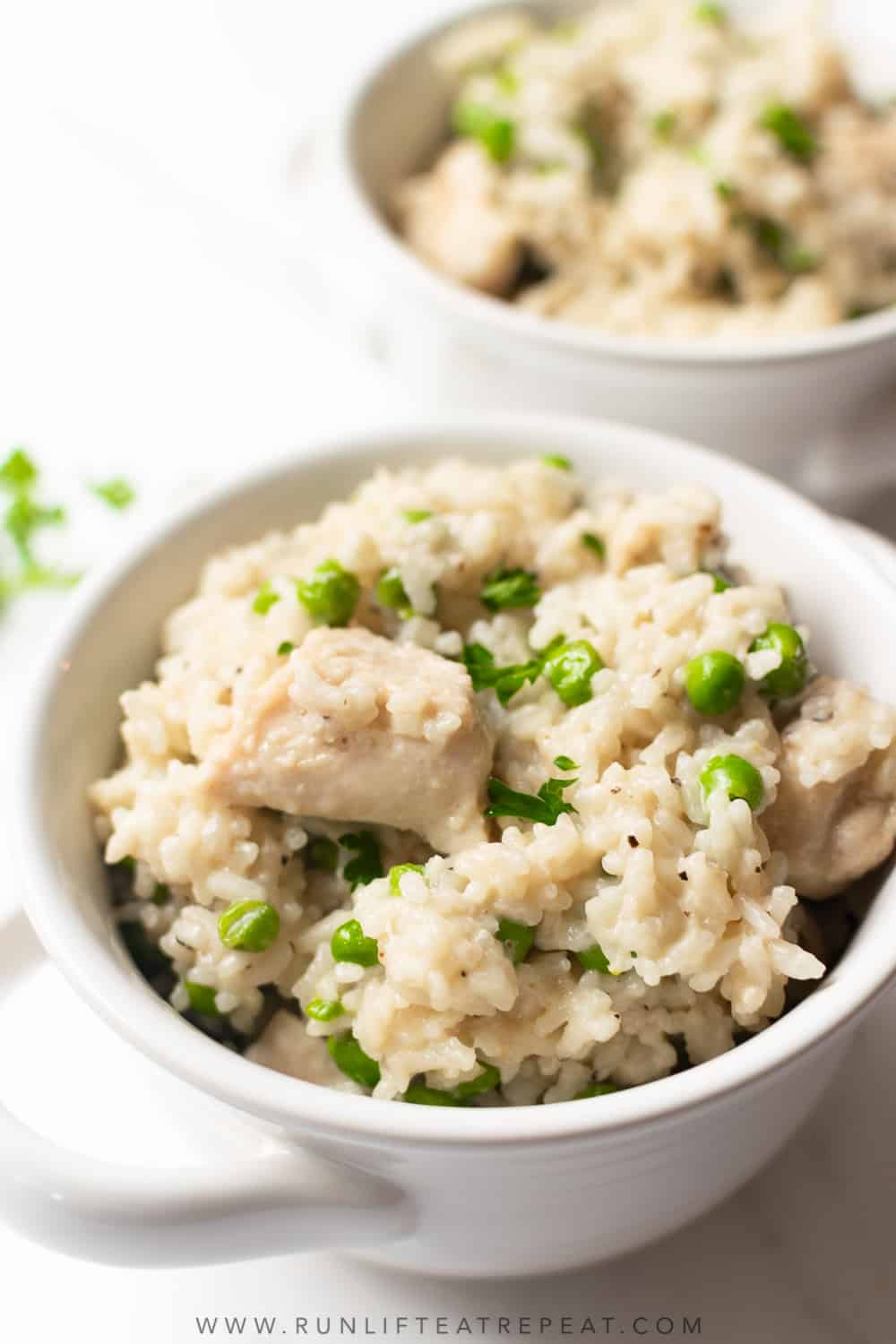 Easy Skillet Chicken and Rice Recipe (with Peas) Run Lift Eat Repeat