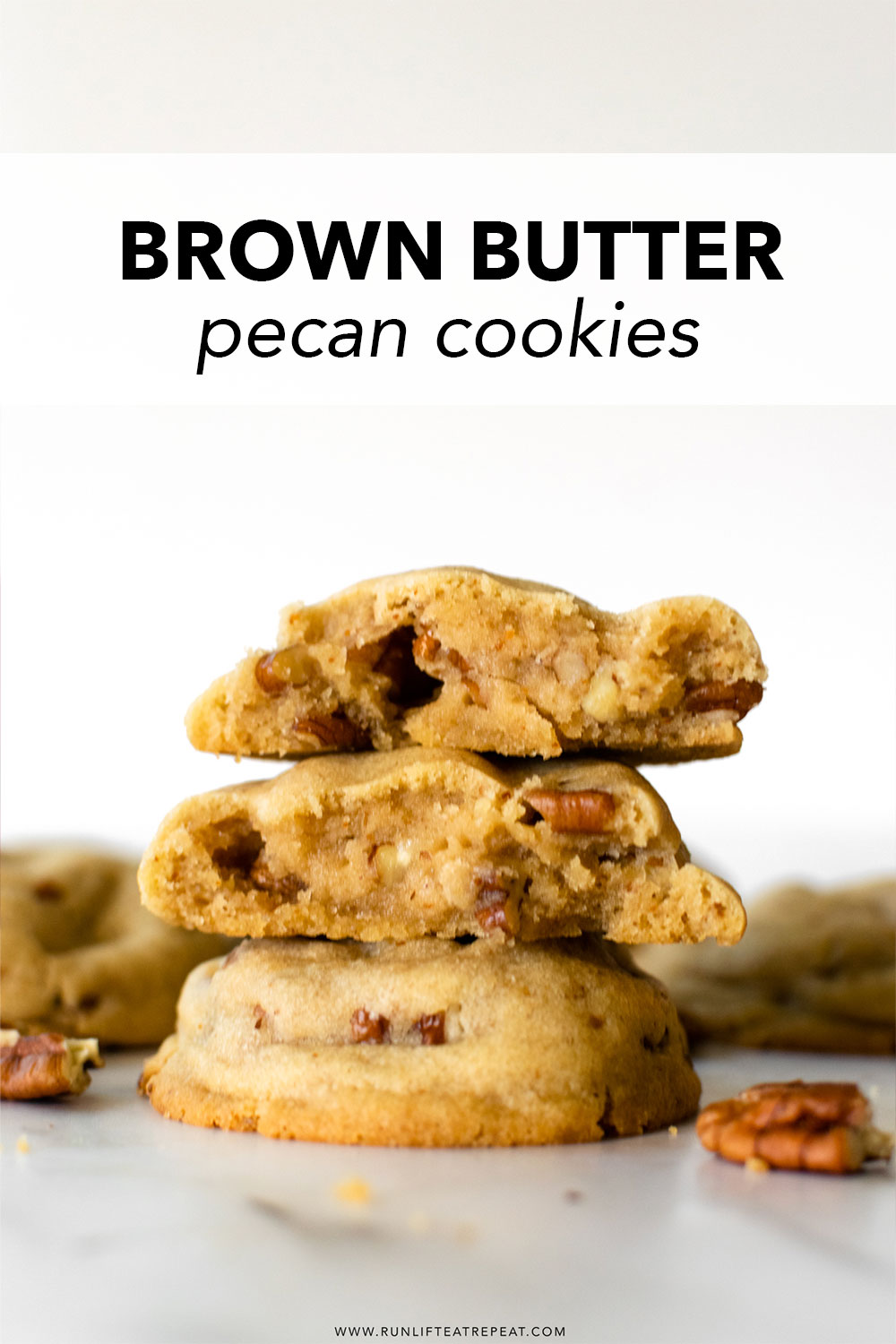 These brown butter pecan cookies have soft centers, slightly crispy edges and a nutty flavor from the brown butter. There's no doubt that these will be a hit with your family!