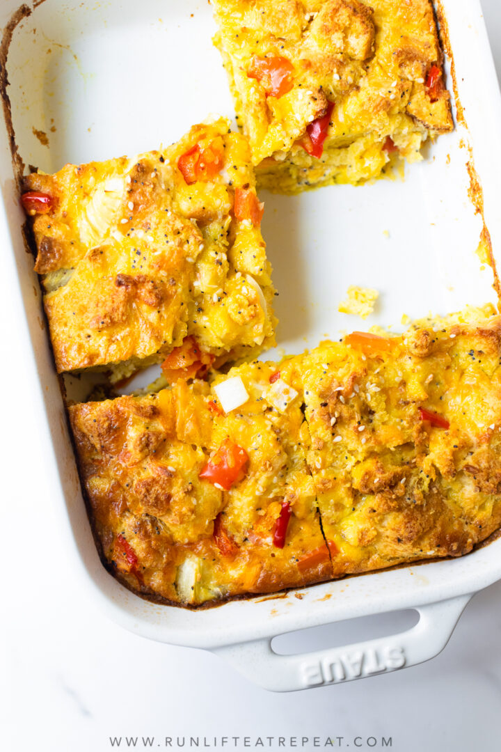 Everything Biscuit Breakfast Casserole