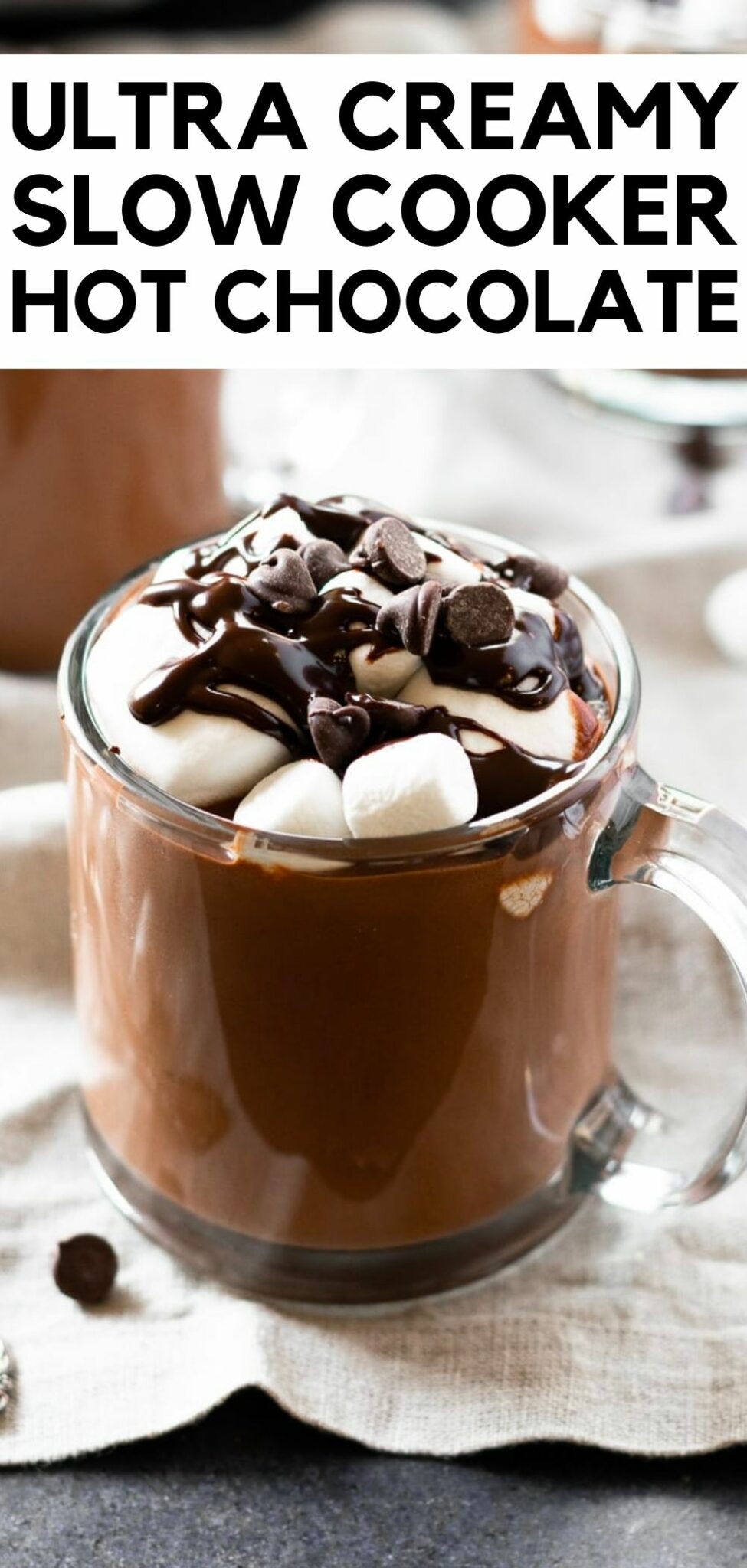 Easy Slow Cooker Hot Chocolate - Simple Everyday Recipes