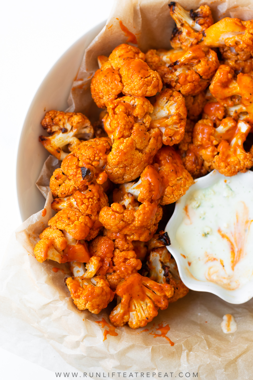 Easy Baked Buffalo Cauliflower