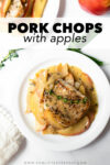 Starting with a simple flavor combination of cinnamon and herbs, this recipe for pork chops with apples is a one pan, 30 minute meal that is completely irresistible. Just wait until you smell it cooking! Truly a favorite.