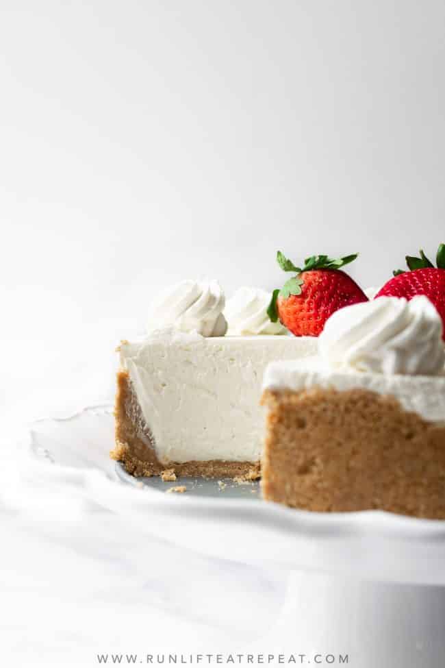 This is truly the most perfect and easy no-bake cheesecake. By following this no-bake cheesecake recipe, you'll have an ultra smooth and creamy dessert that sets overnight in the refrigerator. It's a fool proof cheesecake recipe that anyone can make and the crowd will love!