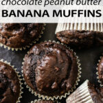 You haven't had a chocolate muffin until you've made these chocolate peanut butter banana muffins. It's where fudgy brownies meets moist peanut chocolate cake... for breakfast! This recipe is easy to follow and doesn't require a mixer!