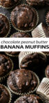 You haven't had a chocolate muffin until you've made these chocolate peanut butter banana muffins. It's where fudgy brownies meets moist peanut chocolate cake... for breakfast! This recipe is easy to follow and doesn't require a mixer!