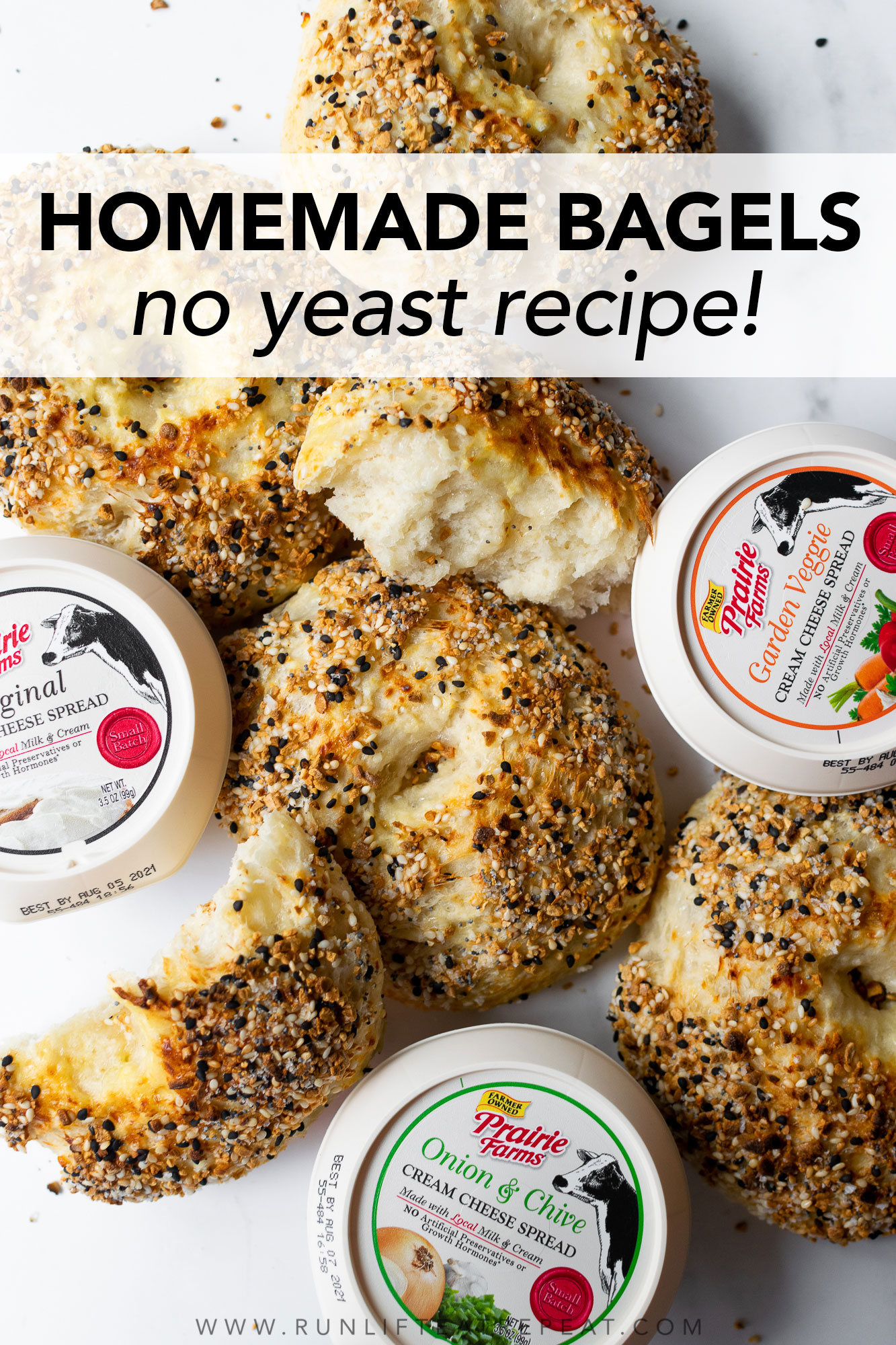 Homemade Bagels Recipe (No Yeast!)