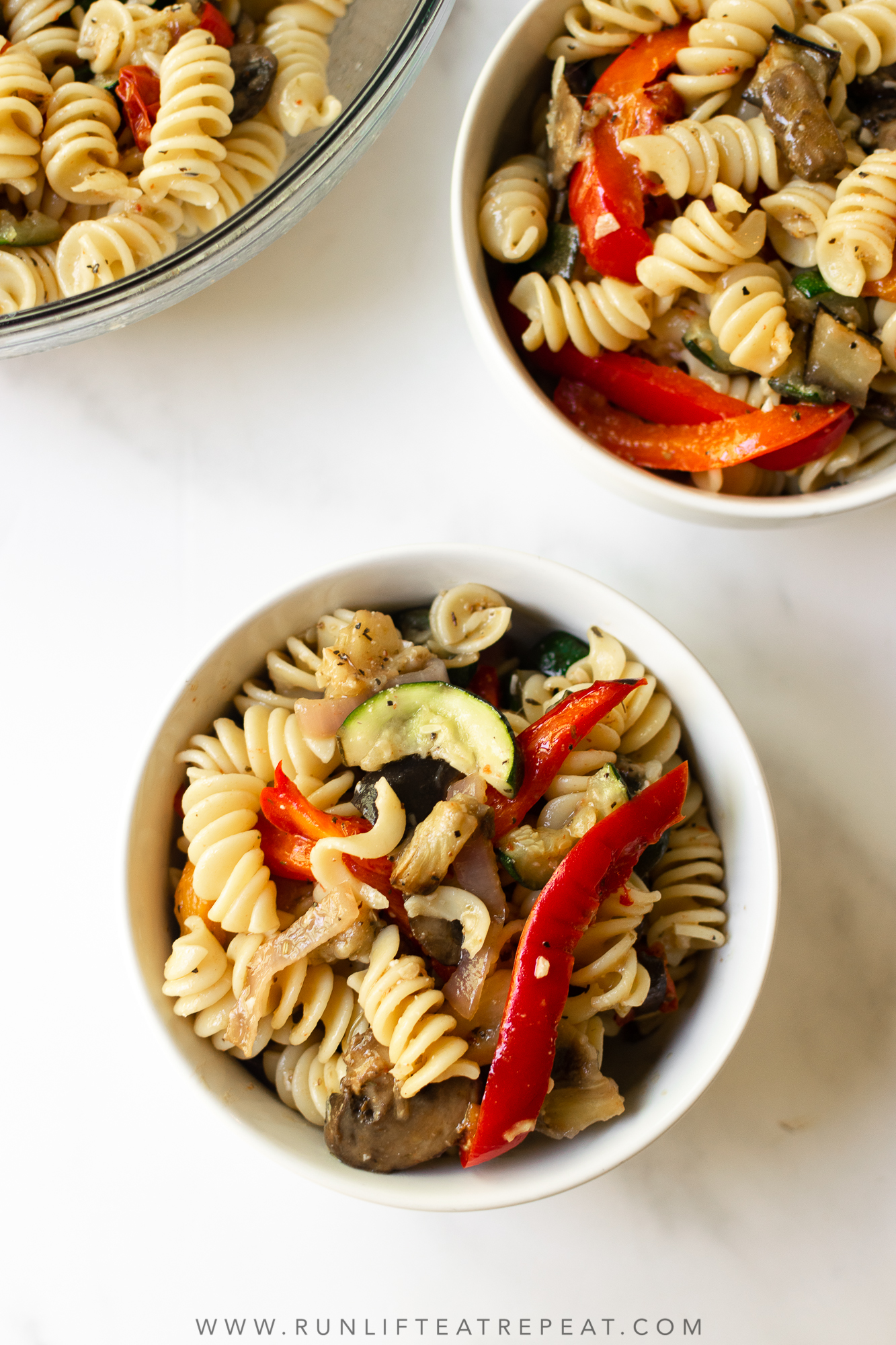 Roasted Vegetable Pasta Salad - Simple Everyday Recipes