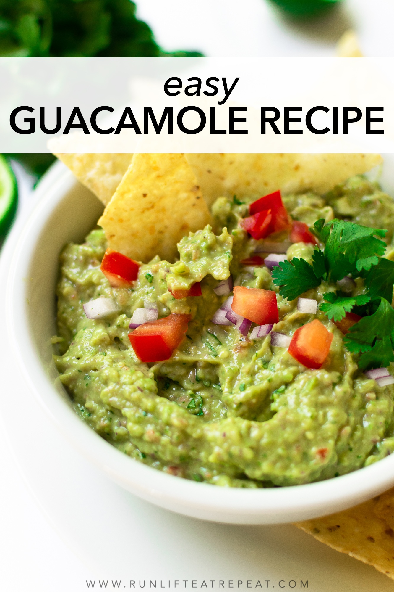 Easy Guacamole Recipe - Run Lift Eat Repeat