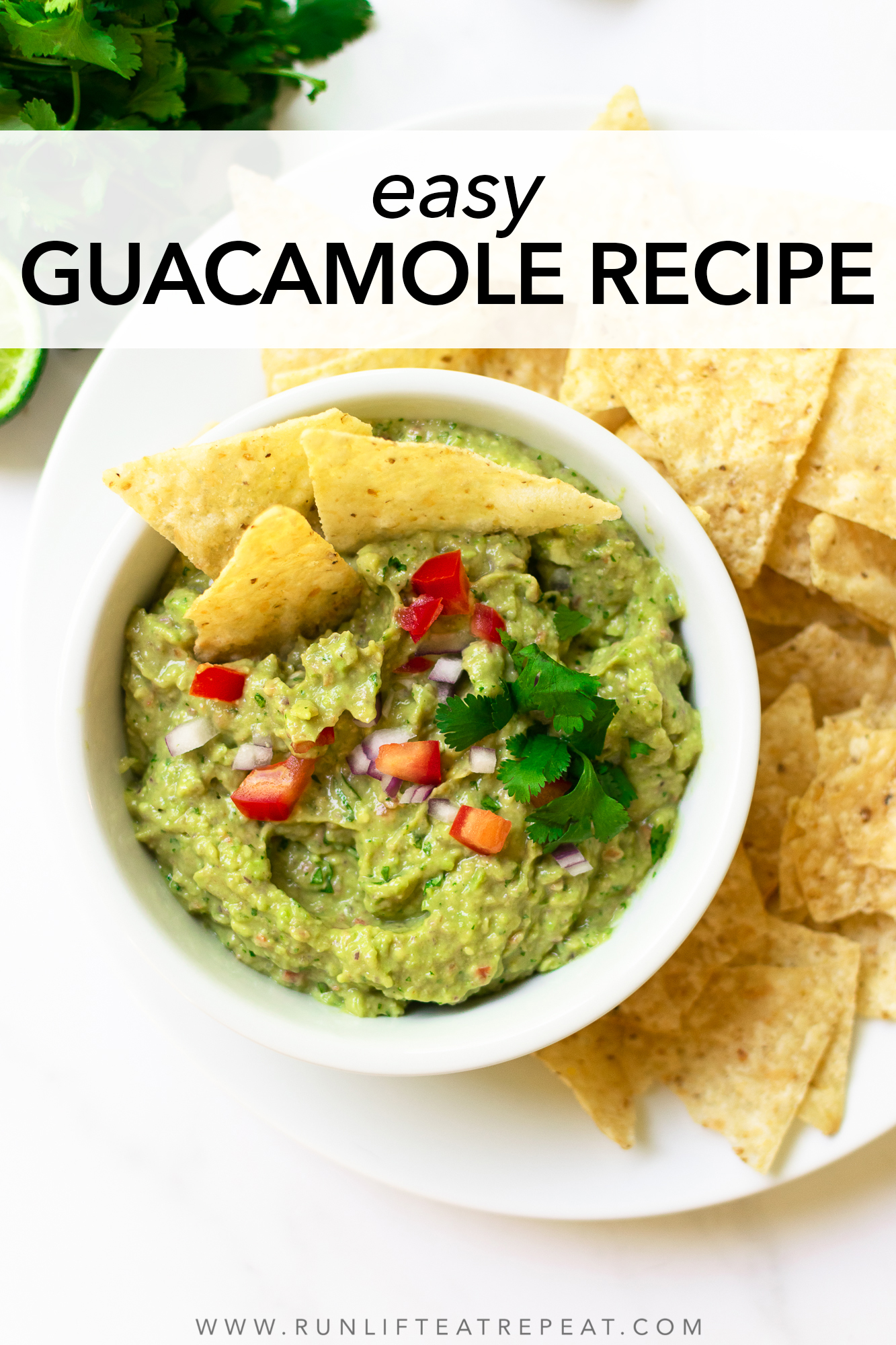 Easy Guacamole Recipe - Run Lift Eat Repeat