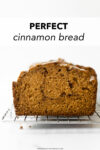 This cinnamon bread recipe is moist with a ribbon of cinnamon sugar swirled inside. You only need a handful of basic ingredients to make it and it's a recipe that the entire family will devour!