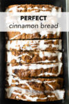 This cinnamon bread recipe is moist with a ribbon of cinnamon sugar swirled inside. You only need a handful of basic ingredients to make it and it's a recipe that the entire family will devour!