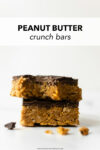 Made from just 8 ingredients, these no-bake chocolate peanut butter crunch bars are chewy, crispy, and irresistible. These are a delicious treat anytime of the year. No oven required! Warning: these bars are incredibly addicting.