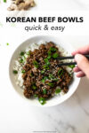 A quick and easy dinner that delivers! This Korean beef recipe, a dish made from pantry ingredients and done in under 25 minutes. Serve over white rice, garnished with sesame seeds for a flavorful meal.