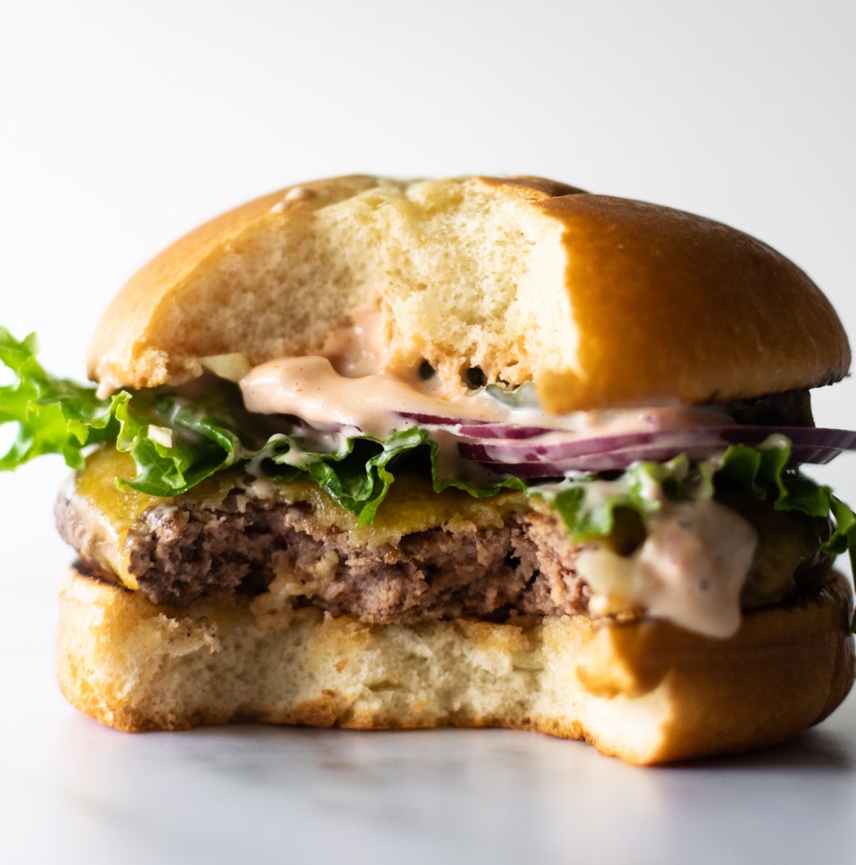 Smash Burgers With Garlic Butter Buns