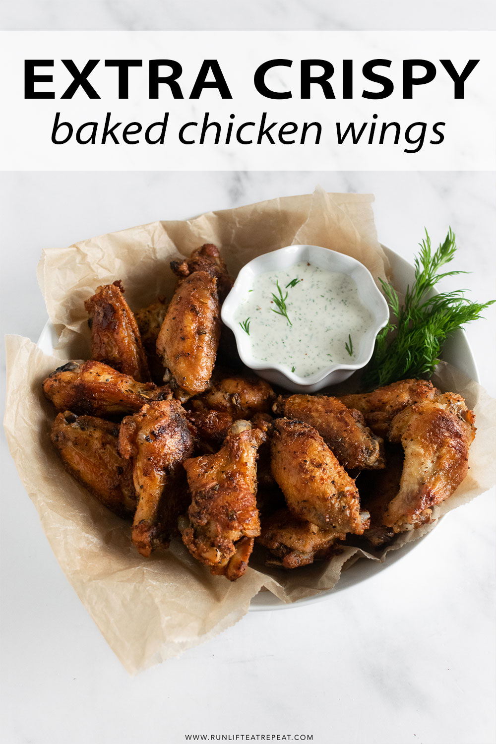 Extra Crispy Baked Chicken Wings