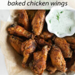 baked chicken wings oven