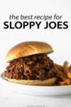 This is hands down the best sloppy joes recipe. Not only does it have BIG flavor thanks to the homemade sauce, it's a minimal effort recipe – made in one pan and done in 35 minutes!