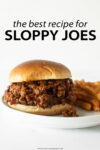 This is hands down the best sloppy joes recipe. Not only does it have BIG flavor thanks to the homemade sauce, it's a minimal effort recipe – made in one pan and done in 35 minutes!