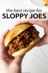 This is hands down the best sloppy joes recipe. Not only does it have BIG flavor thanks to the homemade sauce, it's a minimal effort recipe – made in one pan and done in 35 minutes!