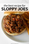 This is hands down the best sloppy joes recipe. Not only does it have BIG flavor thanks to the homemade sauce, it's a minimal effort recipe – made in one pan and done in 35 minutes!