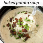 There's nothing better than enjoying a warm bowl of creamy loaded baked potato soup on a cold night – comfort food at its best! This recipe takes a classic soup to the next level. It's made with simple ingredients, packed with flavor, comes together easily in one pan and is done in 40 minutes!