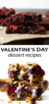 stacked valentines desserts