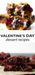 stacked valentines desserts