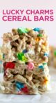 stacked lucky charms rice krispie treats