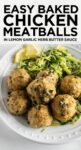 baked chicken meatballs